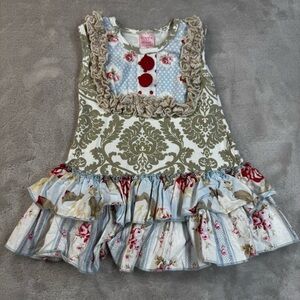 Giggle Moon floral dress size 2